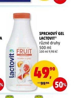 Sprchový gel Lactovit