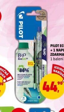 Pilot Ecoball + 1 náplň zdarma 1 balení