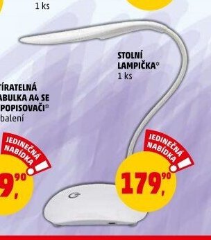 Stolní lampička