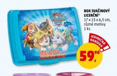 Box svačinový licenční
