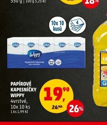 PAPÍROVÉ KAPESNÍČKY WIPPY