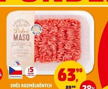 SMĚS ROZMĚLNĚNÝCH MAS DOBRÉ MASO