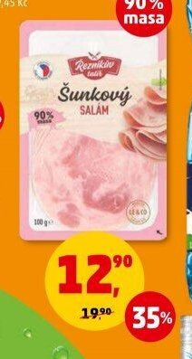ŠUNKOVÝ SALÁM ŘEZNÍKŮV TALÍŘ