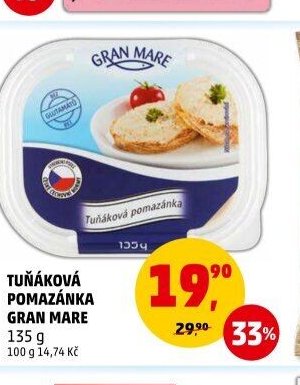 Tuňáková pomazánka Gran Mare