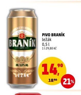 Pivo Braník ležák