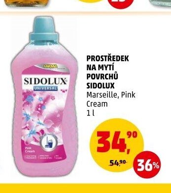 Prostředek na mytí povrchů Sidolux Marseille, Pink Cream