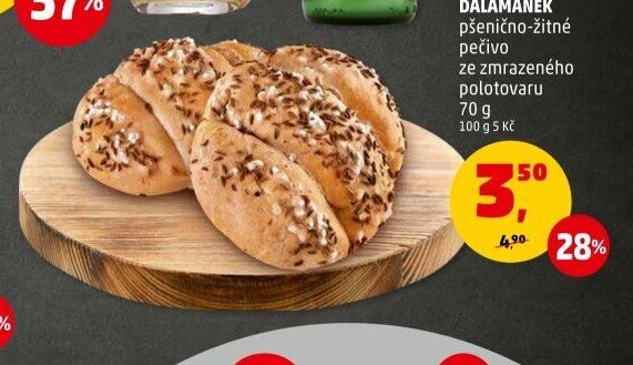 DALAMÁNEK pšenično-žitné pečivo
