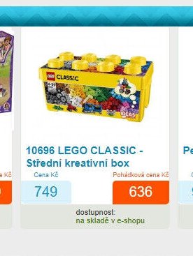 10696 LEGO CLASSIC - Střední kreativní box