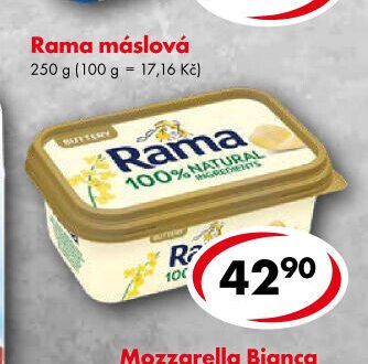 Rama máslová