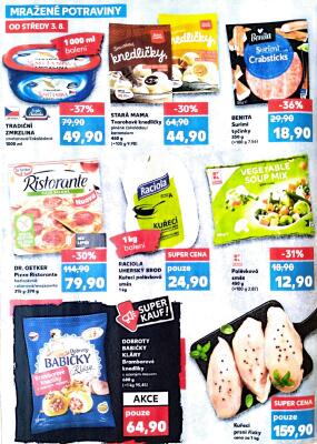 akční leták Kaufland 3.8.2022-9.8.2022