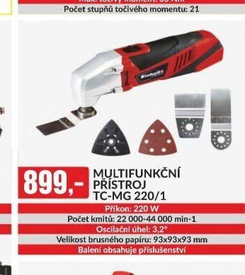 MULTIFUNKČNÍ PŘÍSTROJ TC-MG 220/1