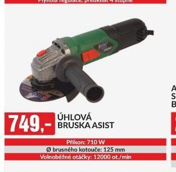 ÚHLOVÁ BRUSKA ASIST