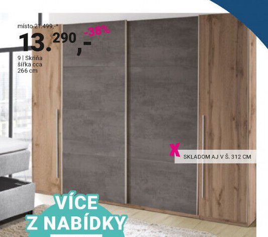 Skříň šířka cca 266 cm - Möbelix akcniletaky.com
