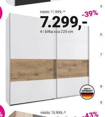 Šatní skříň 4 - Möbelix akcniletaky.com