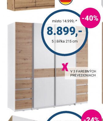 Šatní skříň 5 - Möbelix akcniletaky.com