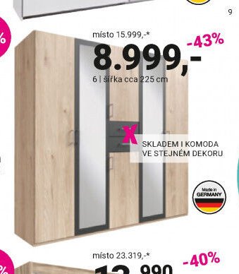 Šatní skříň 6 - Möbelix akcniletaky.com