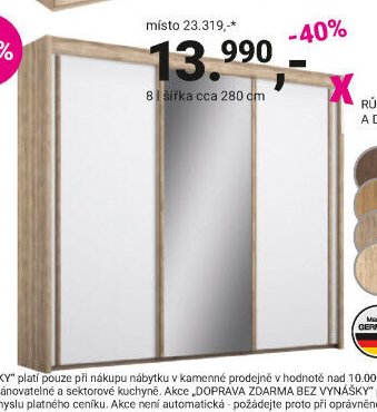 Šatní skříň 8 - Möbelix akcniletaky.com
