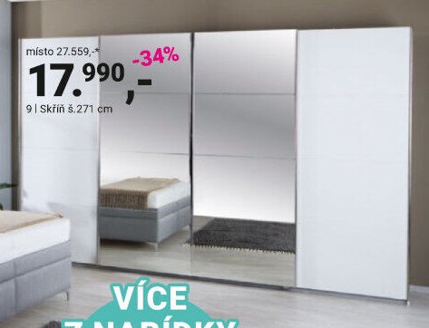 Skříň š. 271 cm - Möbelix akcniletaky.com