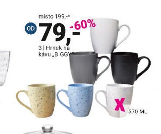 Hrnek na kávu BIGGY - Möbelix akcniletaky.com