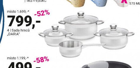 Sada hrnců DARIA - Möbelix akcniletaky.com