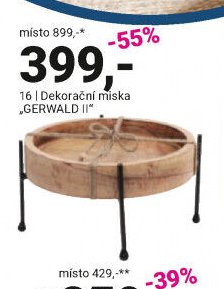 Dekorační miska „GERWALD II“ - Möbelix akcniletaky.com