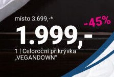Celoroční přikrývka VEGANDOWN - Möbelix akcniletaky.com