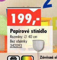 Papírové stínidlo - UNI HOBBY akcniletaky.com