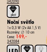 Noční světlo - UNI HOBBY akcniletaky.com