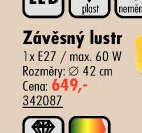 Závěsný lustr - UNI HOBBY akcniletaky.com