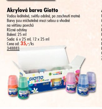 Akrylová barva Giotto - UNI HOBBY akcniletaky.com