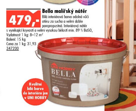 Bella malířský nátěr - UNI HOBBY akcniletaky.com