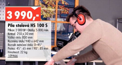 Pila stolová HS 100 S - UNI HOBBY akcniletaky.com