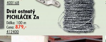 Drát ostnatý PICHLÁČEK Zn - UNI HOBBY akcniletaky.com