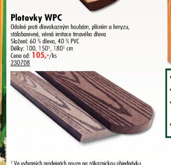 Plotovky WPC - UNI HOBBY akcniletaky.com