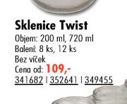 Sklenice Twist - UNI HOBBY akcniletaky.com