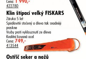 Klín štípací velký FISKARS - UNI HOBBY akcniletaky.com