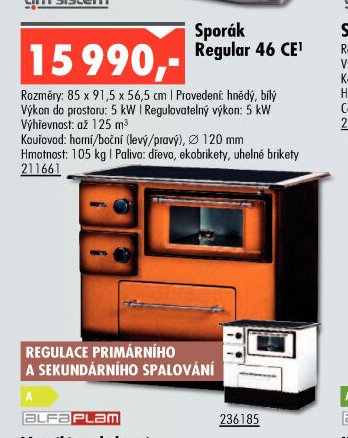 Sporák Regular 46 CE - UNI HOBBY akcniletaky.com
