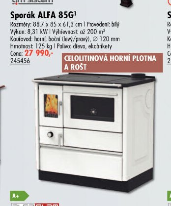 Sporák ALFA 85G - UNI HOBBY akcniletaky.com
