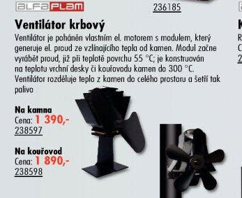 Ventilátor krbový - UNI HOBBY akcniletaky.com
