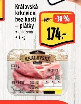 Královská krkovice bez kosti - plátky