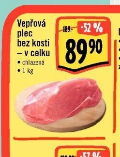 Vepřová plec bez kosti