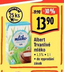 Albert Trvanlivé mléko