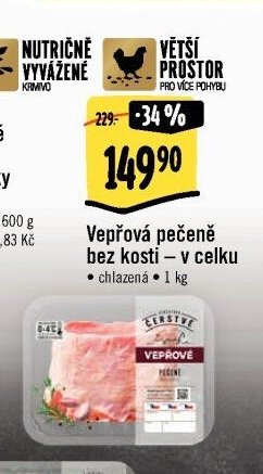 Vepřová pečeně bez kosti