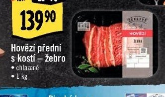 Hovězí přední s kostí – žebro