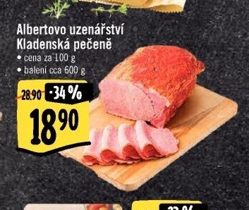 Albertovo uzenářství Kladenská pečeně