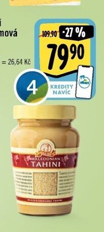 Tahini Sezamová pasta