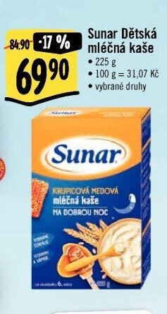 Sunar Dětská mléčná kaše