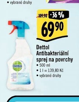 Dettol Antibakteriální sprej na povrchy