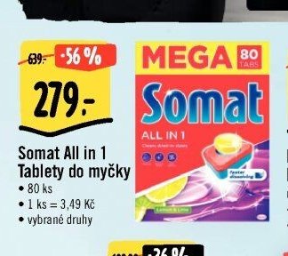 Somat All in 1 Tablety do myčky