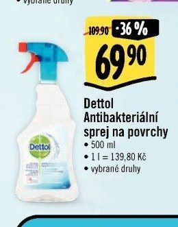 Dettol Antibakteriální sprej na povrchy